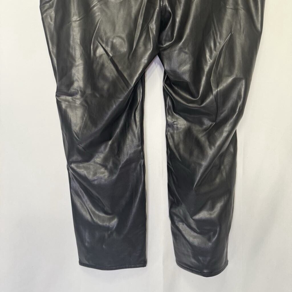 Abercrombie & Fitch The Ankle Straight Ultra High Rise Curve Love 37/24L Black - Picture 6 of 12